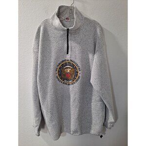 Vintage George Bush Dick Cheney 2005 Presidential Inauguration Mock Neck, 2XL